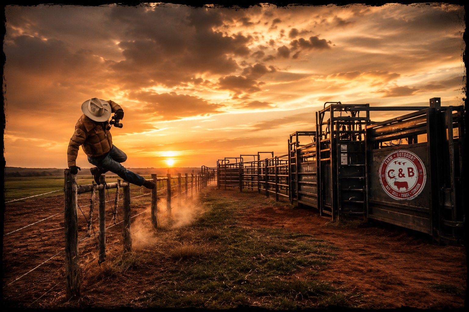 C&B Farm+Outdoors cattle working equipment