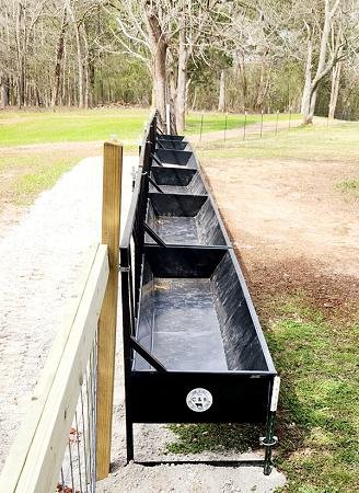 10’ Fence Line Feed Troughs